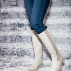 Botas Rod Elastico Liso Hueso PL-MUE