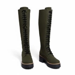 Botas Rod Gamuza Verde T7
