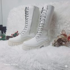 Bota Panto Micaela Liso blanco - R6 blanco