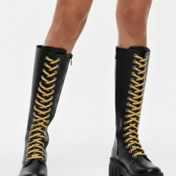 Botas Kpop Rod Liso negro - R6