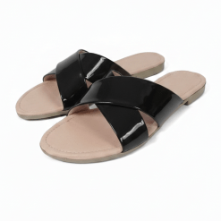 Chalita - Charol Negro Cruzado