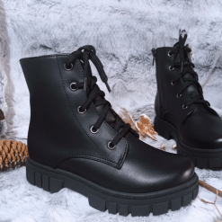 Combat Niña Liso Negro-R